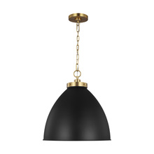 VC Studio Collection CP1301MBKBBS - Wellfleet Large Dome Pendant