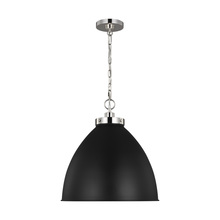 VC Studio Collection CP1301MBKPN - Wellfleet Large Dome Pendant