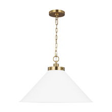 VC Studio Collection CP1311MWTBBS - Wellfleet Wide Cone Pendant