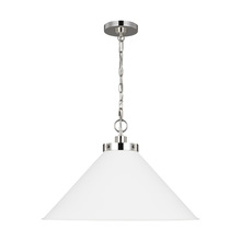 VC Studio Collection CP1311MWTPN - Wellfleet Wide Cone Pendant