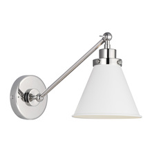 VC Studio Collection CW1121MWTPN - Wellfleet Single Arm Cone Task Sconce