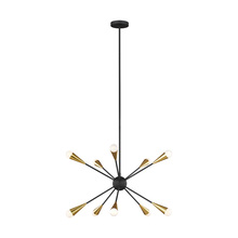 VC Studio Collection EC10310MBK - Jax Medium Chandelier