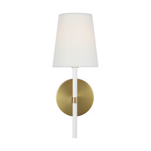 VC Studio Collection KSW1081BBSGW - Monroe Small Single Sconce