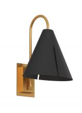 VC Studio Collection KW1131MBKBBS-L1 - Cambre Small Task Sconce