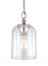 VC Studio Collection P1310BS - Hounslow Clear Glass Mini Pendant