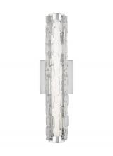 VC Studio Collection WB1876CH-L1 - Cutler 18" Staggered Glass LED Sconce