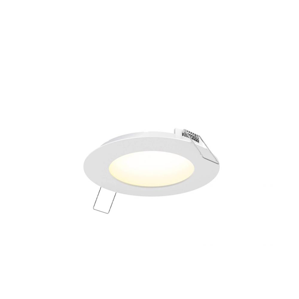 Multi CCT Slim Round Recessed Panel Light - universal 120V-347V, 0-10V dimming