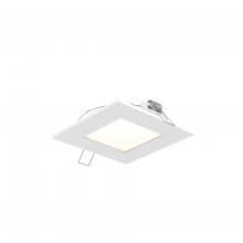 Dals 5004SQ-CC-V-WH - Multi CCT Slim Square Recessed Panel Light - universal 120V-347V, 0-10V dimming