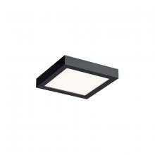 Dals CFLEDSQ06-CC-BK - 6 Inch Square Indoor/Outdoor LED Flush Mount