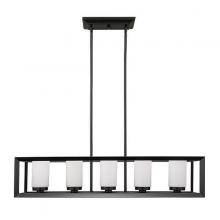 Russell Lighting 410-641/ST/BLK - Heartland Chandeliers Black