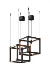 VC Architectural Collection 700BRXCL93012BR - Brox Cube 12 Pendant