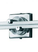 VC Architectural Collection 700WMOP2SQS - Wall MonoRail 2" Square Power Feed Canopy Single-Feed