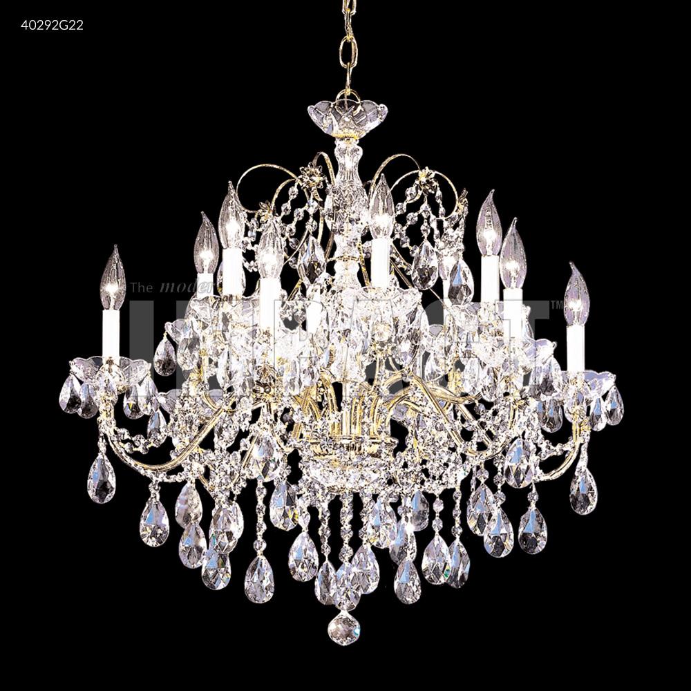 24 arm crystal chandelier