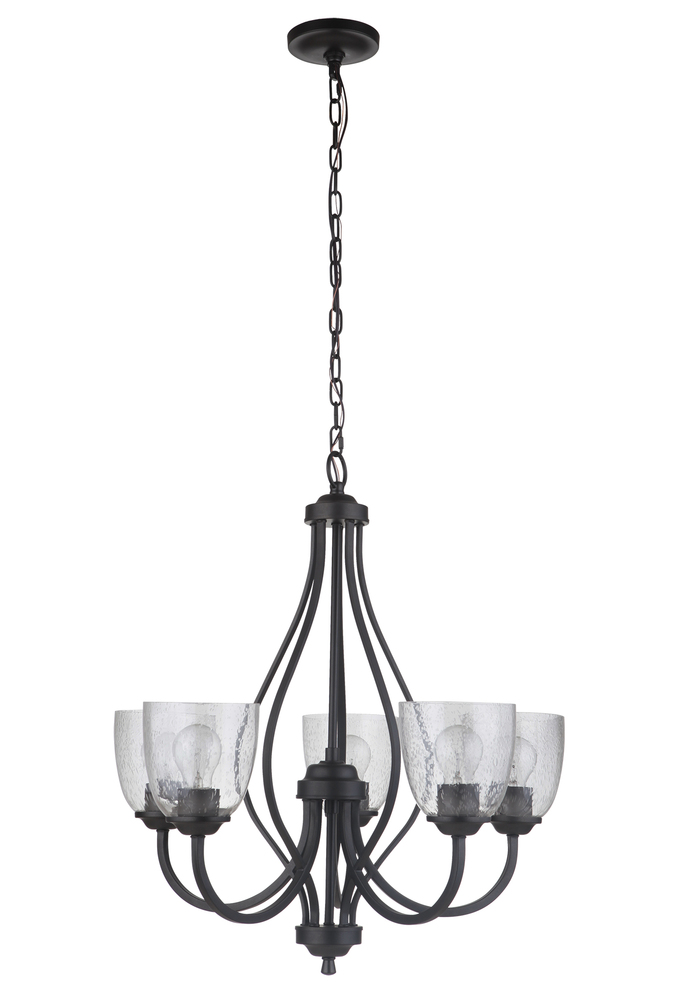 Serene 5 Light Chandelier in Espresso