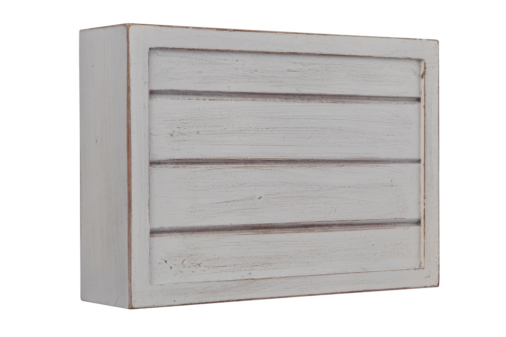 Shiplap Design Chime in White Wash