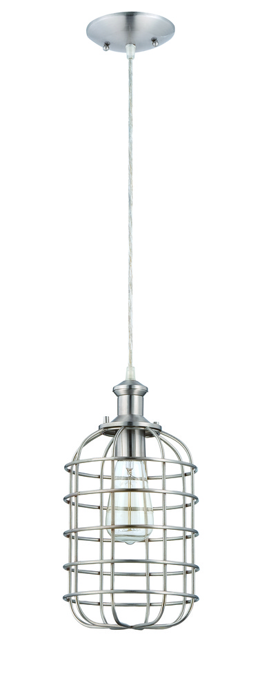 1 Light Mini Pendant w/Wire Cage