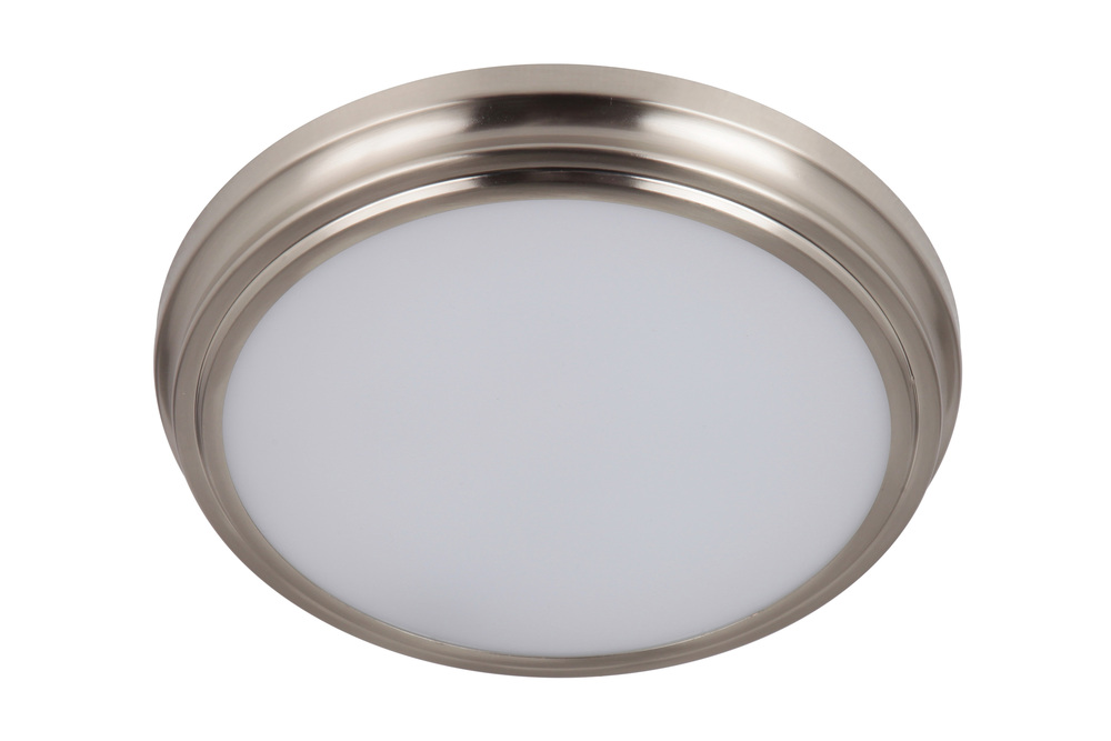 X66 Series 1 Light 13" LED Flushmount in Brushed Polished Nickel