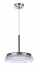 Craftmade 55192-BNK-LED - Centric 14" LED Pendant in Brushed Polished Nickel