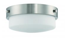 Craftmade X3214-BNK - Oak Street 2 Light 13.75" Flushmount in Brushed Polished Nickel