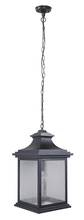 Craftmade Z3221-MN - Gentry 1 Light Large Outdoor Pendant in Midnight