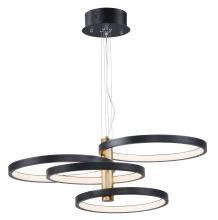 ET2 E24326-BKGLD - Hoopla-Multi-Light Pendant