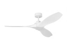 VC Fan Collection 3CLNCSM52RZW - Collins coastal 52-inch indoor/outdoor Energy Star smart ceiling fan in matte white finish