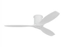 VC Fan Collection 3CNHSM52RZW - Collins 52-inch indoor/outdoor smart hugger ceiling fan in matte white finish