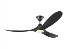 VC Fan Collection 3MAVR60BKBKD - Maverick 60" LED Ceiling Fan